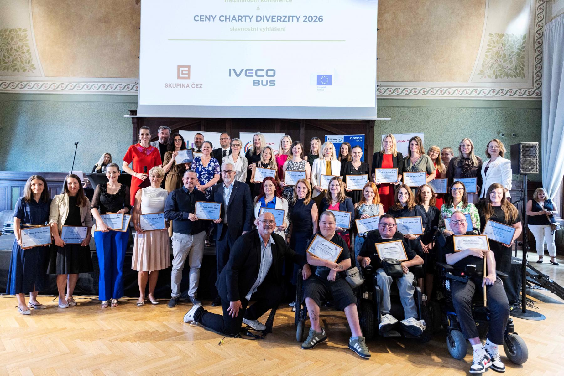 Budoucnost práce potřebuje hodnoty: Evropský den diverzity 2026 ocenil firmy, které mění český trh práce k lepšímu.